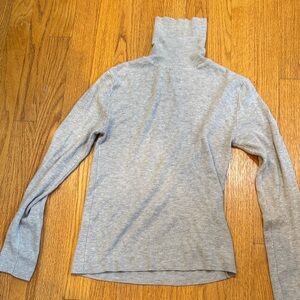 Gray Turtleneck Sweater